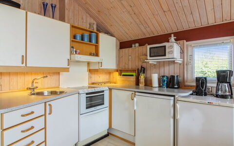 Menka - 1.3Km from the Sea: Wood, Ceiling, Kitchen, Interior Design, Countertop, Major Appliance, Room, Lighting, Cabinetry, Kitchen Appliance