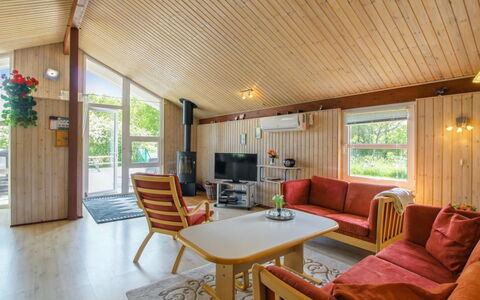 Menka - 1.3Km from the Sea: Wood, Ceiling, Flooring, Interior Design, Floor, Room, Couch, Furniture, Living Room, Wood Flooring