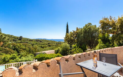 Maison de L'Hubac Bleu: Sky, Property, Furniture, Table, Tree, Outdoor Furniture, Wood, Sunlight, Plant, Natural Landscape
