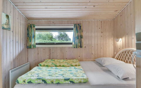 Virpi - 400M from the Sea: Wood, Bedroom, Interior Design, Bed, Ceiling, Furniture, Bed Sheet, Bedding, Floor, Bed Frame