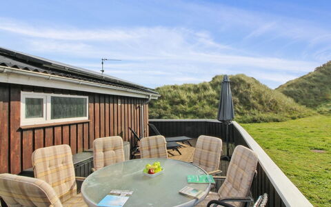 Larisa - 250M from the Sea: Wood, Home, Porch, Cottage, Hardwood, Balcony, Wood Stain, Shade, Chair, Deck