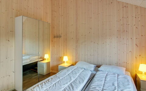 Ethel - 1.5Km to the Fjord: Flooring, Wood, Floor, Interior Design, Ceiling, Bedroom, Room, Lighting, Bed, Furniture
