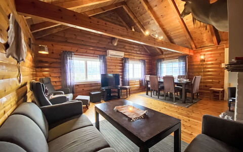 Krampehaugen: Furniture, Table, Property, Couch, Wood, Interior Design, Living Room, Hardwood, Building, Chair