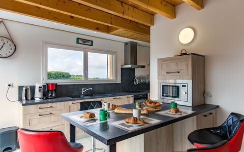 Ty Frouden: Furniture, Cabinetry, Countertop, Kitchen, Wood, Lighting, Interior Design, Chair, Table, Kitchen Stove
