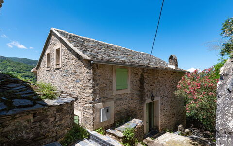 Maison Penta: Sky, Plant, Property, Building, Window, Cottage, House, Wall, Roof, Landscape