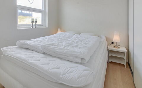 Ristana - 100M from the Sea: Bedroom, Bed, Bedding, Bed Sheet, Linens, Floor, Interior Design, Bed Frame, Room, Ceiling