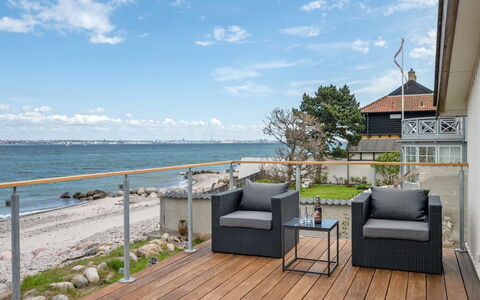 Elsabeth - 20M from the Sea: Wood, Sea, Deck, Coastal And Oceanic Landforms, Ocean, Outdoor Furniture, Balcony, Coast, Wood Flooring, Hardwood