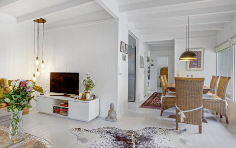 Ljuba - 1.2Km from the Sea: Furniture, Interior Design, Flooring, Wall, Floor, Ceiling, Wood, Couch, Living Room, Light Fixture