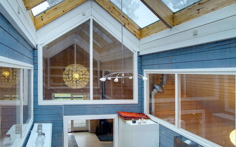 Sahra - 200M from the Sea: Roof, House, Home, Cottage, Siding, Estate, Driveway, Garden Buildings, Yard, Shed