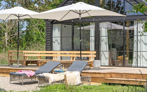 Henrik - 100M from the Sea: Swimming Pool, Outdoor Furniture, Furniture, Resort, Flagstone, Eco Hotel, Shade, Chair, Leisure, Estate