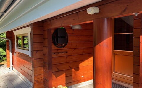 Gulborg - 25M from the Sea: Roof, House, Home, Cottage, Siding, Estate, Driveway, Garden Buildings, Yard, Shed