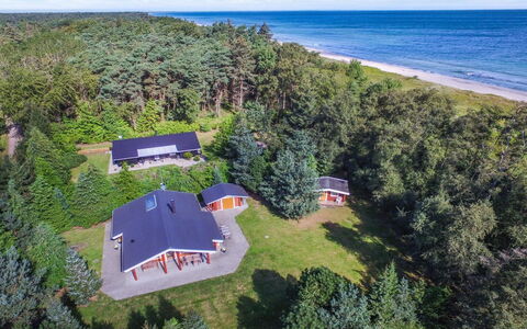 Gulborg - 25M from the Sea: Roof, House, Home, Cottage, Siding, Estate, Driveway, Garden Buildings, Yard, Shed