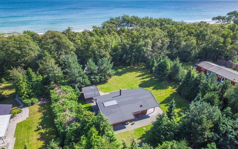 Gulborg - 25M from the Sea: Roof, House, Home, Cottage, Siding, Estate, Driveway, Garden Buildings, Yard, Shed
