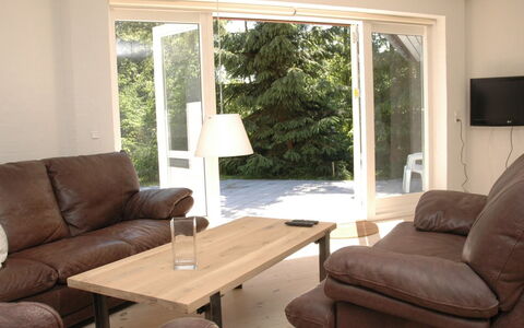 Fernande - 150M from the Sea: Furniture, Interior Design, Flooring, Floor, Couch, Wood, Living Room, Room, Table, Lighting