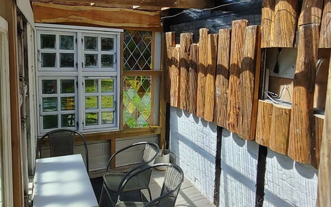 Redlef - 9Km from the Sea: Wood, Wood Stain, Hardwood, Plank, Natural Material, Daylighting, Log Cabin, Lumber, Siding, Balcony