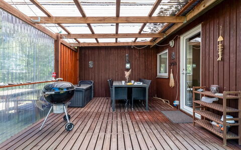 Arendine - 700M from the Sea: Roof, House, Home, Cottage, Door, Siding, Deck, Porch, Plank, Hardwood