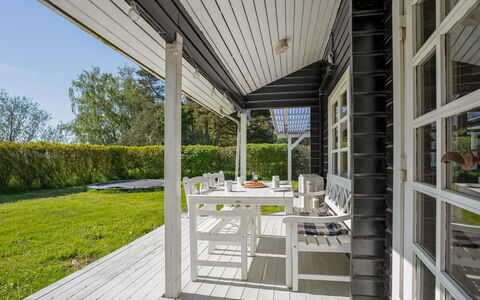 Lamberthus - 600M from the Sea: Wood, Porch, Home, House, Roof, Door, Cottage, Deck, Shade, Siding