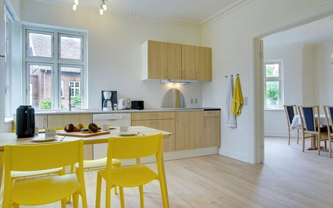 Feikje - 5.5Km from the Sea: Flooring, Interior Design, Furniture, Floor, Wood, Ceiling, Wood Flooring, Kitchen & Dining Room Table, Lighting, Dining Room