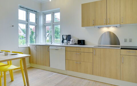 Feikje - 5.5Km from the Sea: Flooring, Interior Design, Floor, Kitchen, Countertop, Furniture, Wood, Cabinetry, Kitchen Appliance, Ceiling