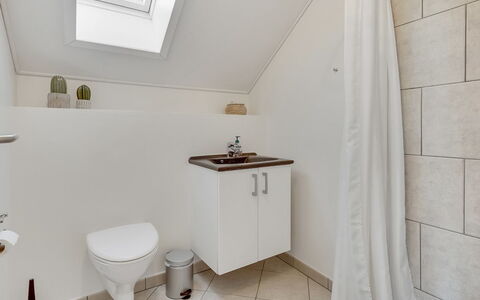 Nikica - 350M from the Sea: Plumbing Fixture, Flooring, Floor, Bathroom, Interior Design, Sink, Tap, Plumbing, Toilet, Ceiling