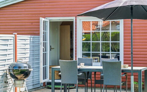 Amy - 150M from the Sea: Furniture, Outdoor Furniture, Chair, Table, Outdoor Table, Door, Patio, Kitchen & Dining Room Table, Wood Stain, Porch