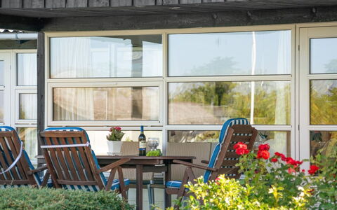 Evald - 200M from the Sea: Blue, Shrub, Cottage, Groundcover, Garden, Estate, Shade, Landscaping, Farmhouse, Eco Hotel