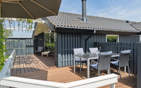 Kulben - 450M from the Sea: Wood, Roof, Home, Deck, Shade, Composite Material, Porch, Outdoor Furniture, Cottage, Siding