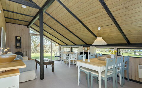 Guthki - 275M from the Sea: Ceiling, Interior Design, Home, Cottage, Garden Buildings, Porch, Shade, Shed, Beam, Attic