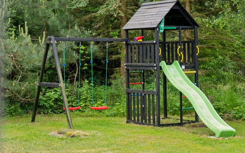 Wiger - 150M from the Sea: Outdoor Play Equipment, Garden, Playground Slide, Backyard, Park, Playground, Fence