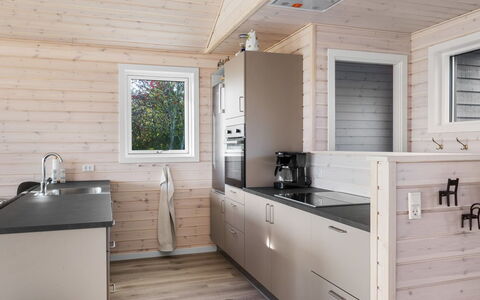 Mato - 100M from the Sea: Wood, Kitchen, Home, Countertop, Major Appliance, Sink, Cabinetry, Wood Stain, Door, Hardwood