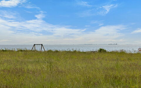 Mato - 100M from the Sea: Sky, Blue, Daytime, Grass, Green, Natural Environment, Horizon, Grassland, Vegetation, Natural Landscape