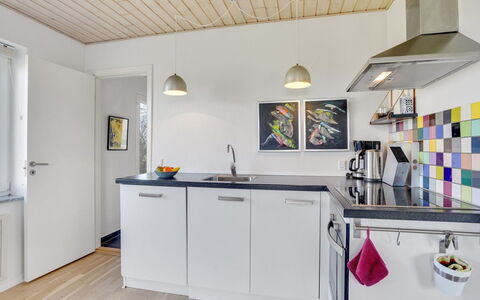 Ewelina - 15Km from the Sea: Kitchen, Interior Design, Countertop, Flooring, Ceiling, Kitchen Appliance, Major Appliance, Wood, Floor, Furniture