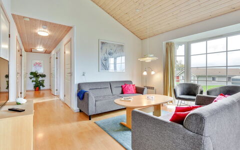 Karina - 150M to the Fjord: Flooring, Ceiling, Interior Design, Floor, Furniture, Living Room, Wood Flooring, Couch, Chair