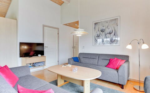 Karina - 150M to the Fjord: Interior Design, Flooring, Floor, Wood, Furniture, Couch, Ceiling, Living Room, Room, Wood Flooring