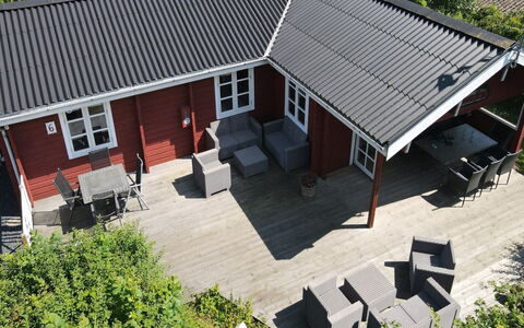 Ernestine - 500M to the Fjord: Wood, House, Roof, Home, Shrub, Cottage, Door, Outdoor Furniture, Shade, Yard