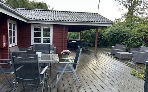 Ernestine - 500M to the Fjord: Wood, Furniture, Outdoor Furniture, Chair, Outdoor Table, Roof, Deck, Home, Cottage, Porch
