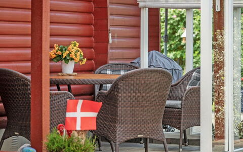 Tess - 50M from the Sea: Furniture, Wood, Outdoor Furniture, Chair, Table, Interior Design, Flowerpot, Outdoor Table, Shade, Porch