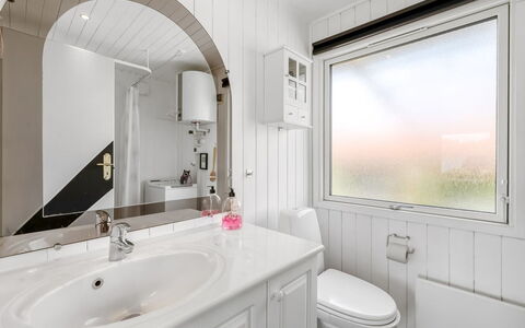 Fritzie - 600M to the Fjord: Plumbing Fixture, Bathroom, Interior Design, Ceiling, Flooring, Tap, Floor, Sink, Plumbing, Bathroom Sink