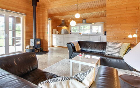 Ulvi - 300M to the Fjord: Wood, Roof, Architecture, Home, House, Cottage, Siding, Hardwood, Slope, Estate