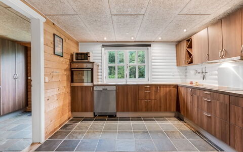 Yvonna - 350M to the Fjord: Wood, Flooring, Ceiling, Floor, Hardwood, Wood Stain, Countertop, Kitchen, Wood Flooring, Cabinetry