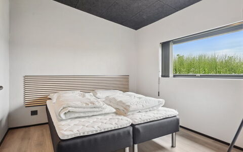 Anelle - 500M from the Sea: Ceiling, Interior Design, Bedroom, Room, Bed, Bed Frame, Light Fixture, Bedding, Design