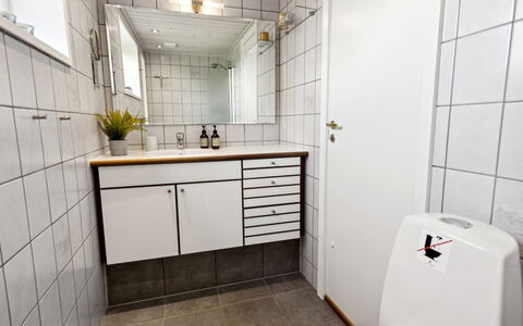Ekatarina - 125M from the Sea: Flooring, Plumbing Fixture, Floor, Interior Design, Bathroom, Plumbing, Sink, Bathroom Sink, Tap, Tile