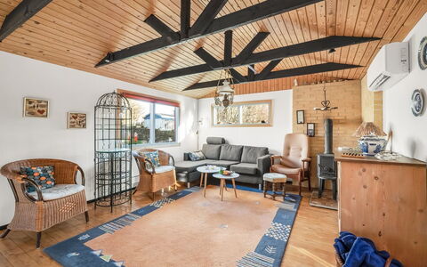 Alpi - 250M to the Fjord: Furniture, Interior Design, Flooring, Wood, Ceiling, Couch, Floor, Living Room, Lighting, Room