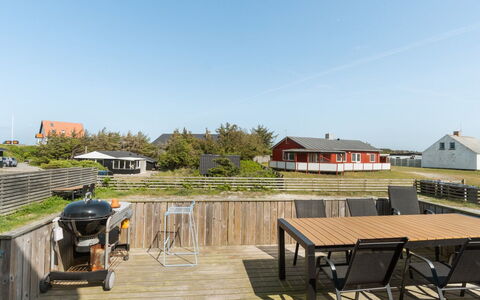 Thilla - 100M from the Sea: Sky, Wood, Roof, Home, Shade, Plank, Deck, Cottage, Hardwood, Outdoor Furniture