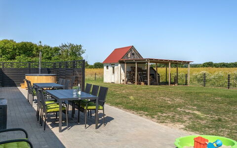 Ailke - 2Km to the Fjord: Roof, Furniture, Land Lot, Cottage, Home, Shade, Outdoor Furniture, Door, Backyard, Garden