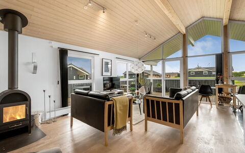 Samuil - 300M to the Fjord: Wood, Ceiling, Interior Design, Flooring, Living Room, Floor, Couch, Home, Wood Flooring