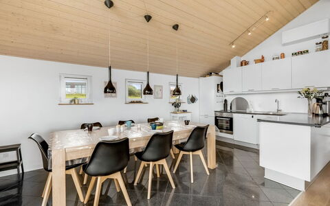 Samuil - 300M to the Fjord: Interior Design, Wood, Light Fixture, Ceiling, Flooring, Furniture, Kitchen & Dining Room Table, Lighting, Kitchen, Countertop