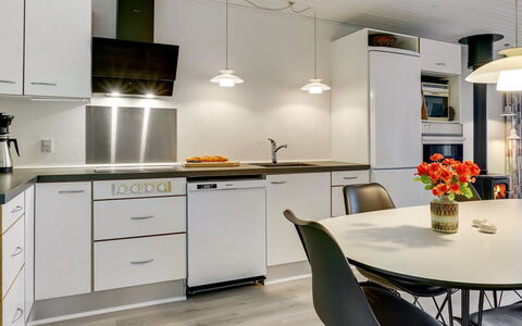 Ephra - 250M to the Fjord: Furniture, Kitchen, Interior Design, Countertop, Kitchen Appliance, Flooring, Light Fixture, Wall, Ceiling, Wood
