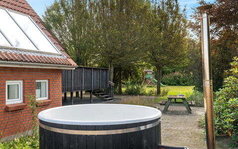 Auguste - 1.5Km to the Fjord: Roof, House, Land Lot, Home, Cottage, Estate, Garden Buildings, Shade, Log Cabin, Landscaping