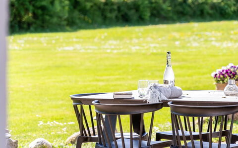 Kara - 100M to the Fjord: Blue, Shrub, Cottage, Groundcover, Garden, Estate, Shade, Landscaping, Farmhouse, Eco Hotel
